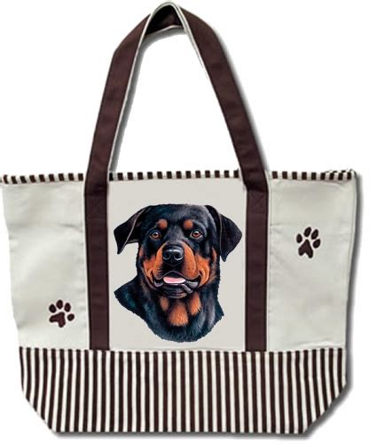 Rottweiler Dog Breed Tote Bags .